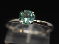Серебряное кольцо с натуральным бериллом - 179