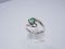 Серебряное кольцо 925 пробы с бериллом 0,65 карат - 68