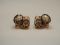 Золотые серьги с Раух-топаз - 206