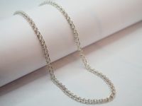 Серебряная цепь 45 см. плетение Бисмарк - 5